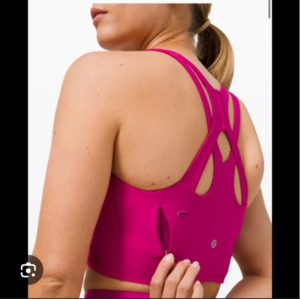Lululemon Ripened Raspberry Sports Bra - Picture 3 of 5